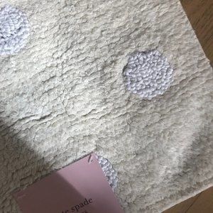 Kate Spade Bath Rug 21x34 " terrington dot